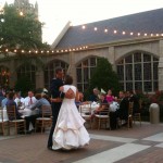 Outdoor weddings need a plan and a sound man.